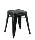 Banco de bar TOL EK LIMITED 46, aço, preto