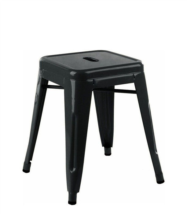 Banco de bar TOL EK LIMITED 46, aço, preto
