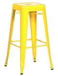 Banco de bar TOL EK LIMITED , aço, amarelo