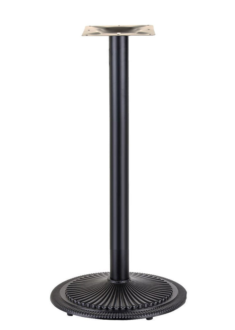 Base de mesa ARNO NEW, alta, preta, 45 cms. de diâmetro, altura 110 cms