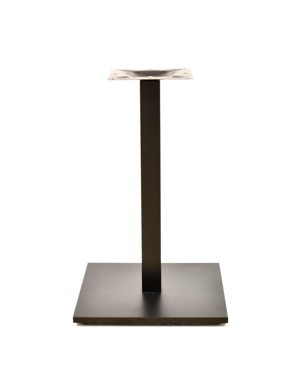 Base de mesa BEVERLY 50C, tubo quadrado, preto, base de 50 x 50 cms, altura 72 cms