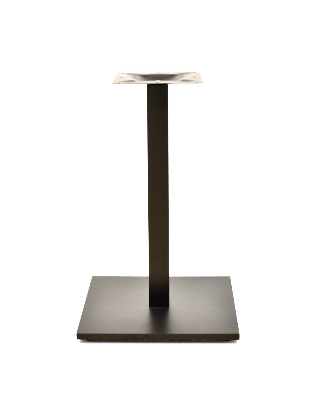 Base de mesa BEVERLY 50C, tubo quadrado, preto, base de 50 x 50 cms, altura 72 cms