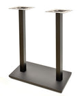 Base de mesa BEVERLY, alta, retangular, preta, base de 70 x 40 cms, altura 110 cms