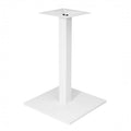 Base de mesa BEVERLY BL72, tubo quadrado, branca, base de 45 x 45 cms, altura 72 cms