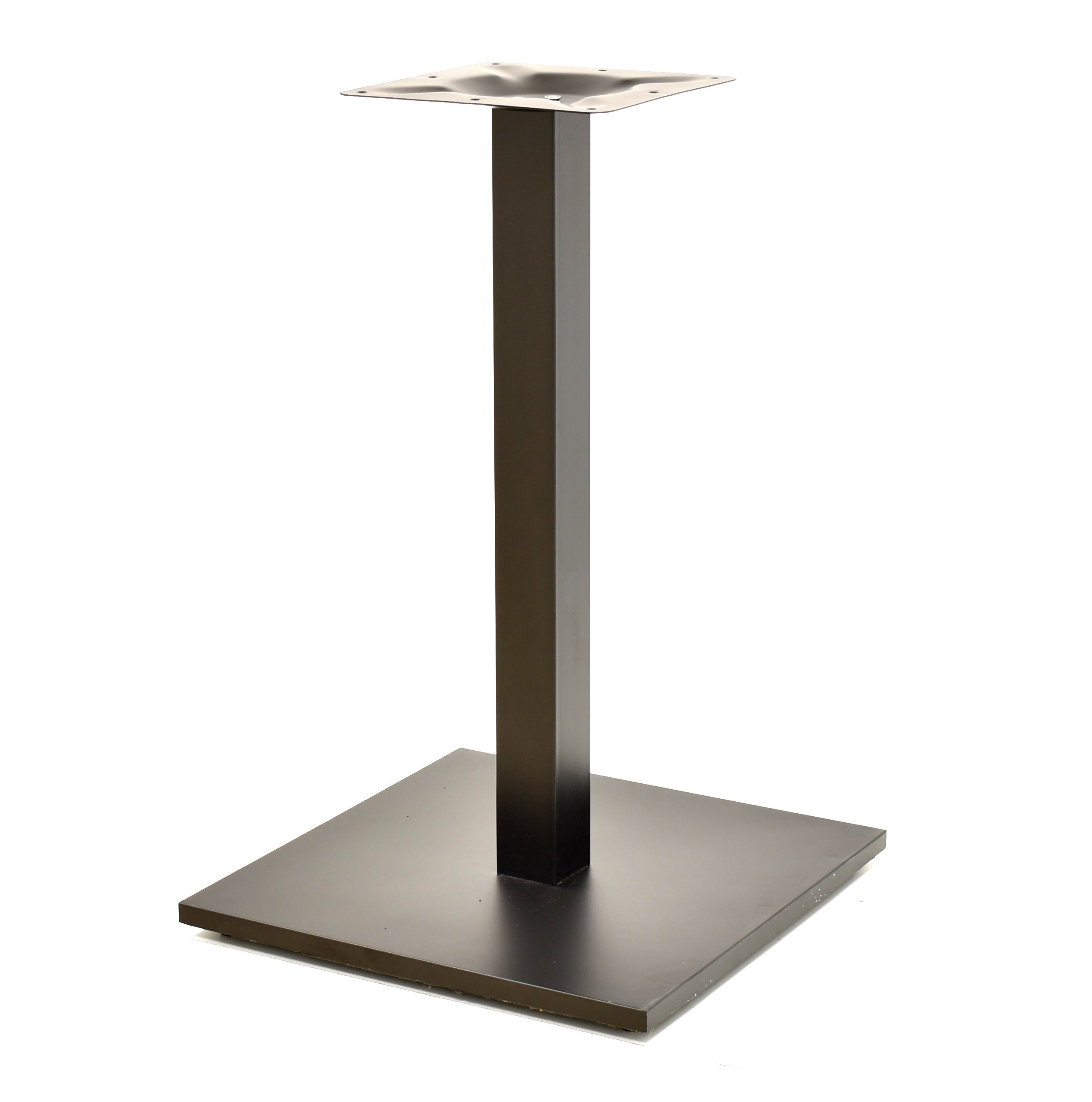 Base de mesa BEVERLY, tubo quadrado, preto, base de 45 x 45 cms, altura 72 cms
