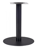 Base de mesa BOMBAY 60, tubo redondo, preto, base de aço de 8mm. 60 cms de diâmetro, altura 72 cms