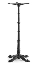 Base de mesa BRISTOL NEW, alta, fundição, 4 pés, preta, altura 110 cms