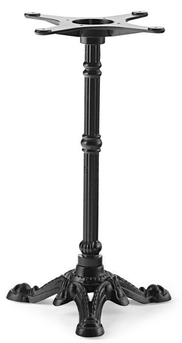 Base de mesa BRISTOL NEW, fundição, 3 pés, preta, altura 72 cms