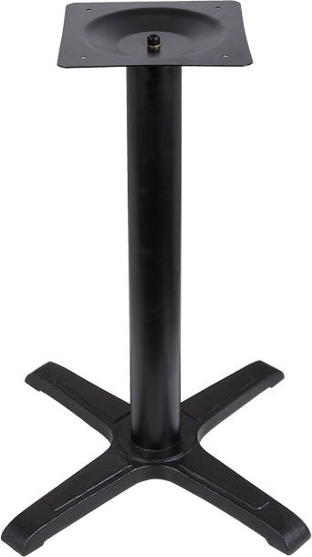 Base de mesa CARIBE-72NE, preto, base de 56 x 56 cms, altura 72 cms