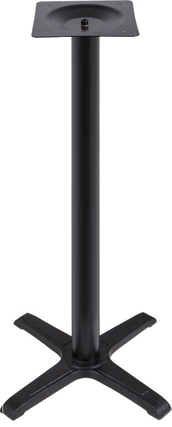 Base de mesa CARIBE, alta, preto, base de 56 x 56 cms, altura 110 cms