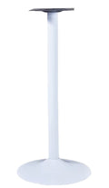 Base de mesa CRISS, alta, branca, base de 45 cms de diâmetro, altura 110 cms