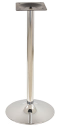 Base de mesa CRISS NEW, alta, cromada, base 45 cms diâmetro, altura 110 cms