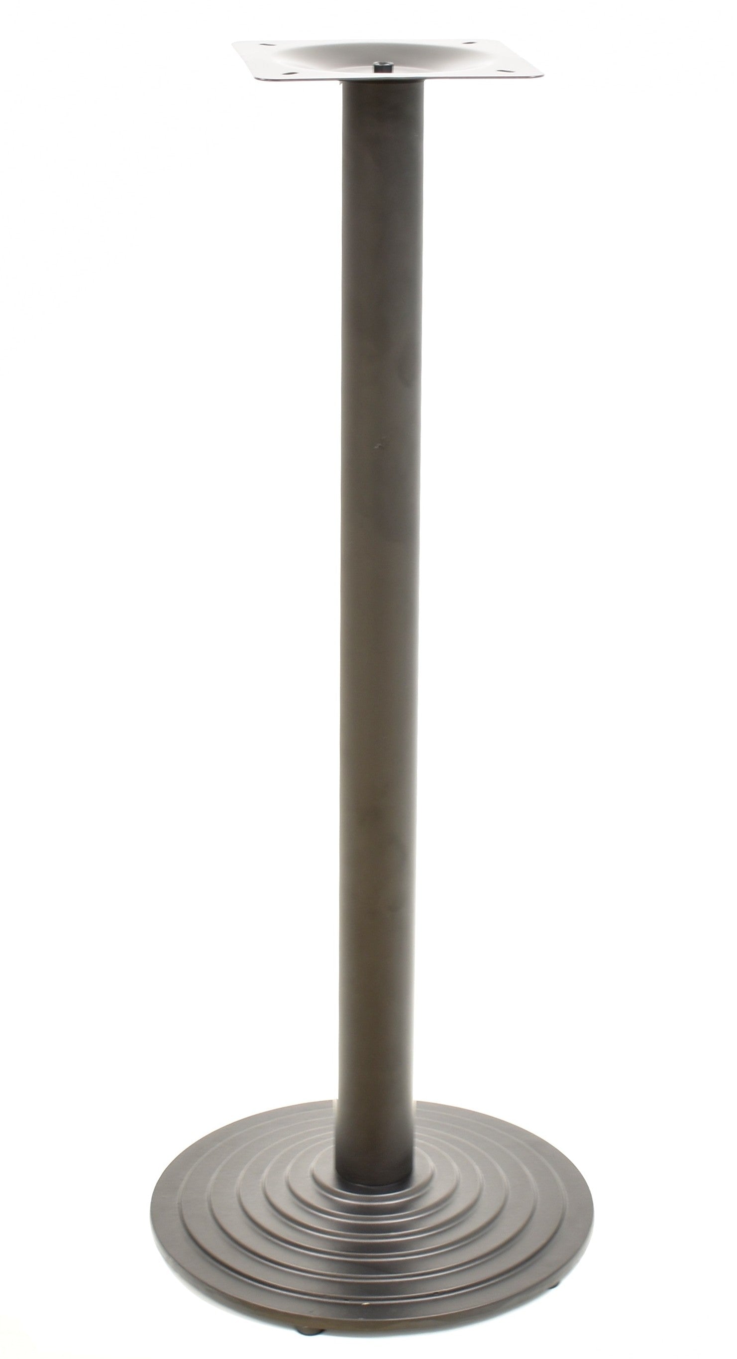 Base de mesa EBRO, alta, preta, 43 cms de diâmetro, altura 110 cms