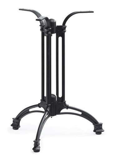 Base de mesa EIFFEL-3, alumínio, preta, altura 70  cms