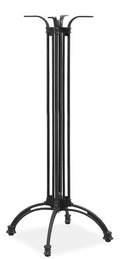 Base de mesa EIFFEL-4, alta, alumínio, preta, altura 108 cms