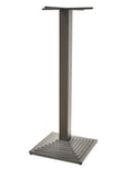 Base de mesa ELBA, alta, preto, base de 44 x 44 cms, altura 110 cms