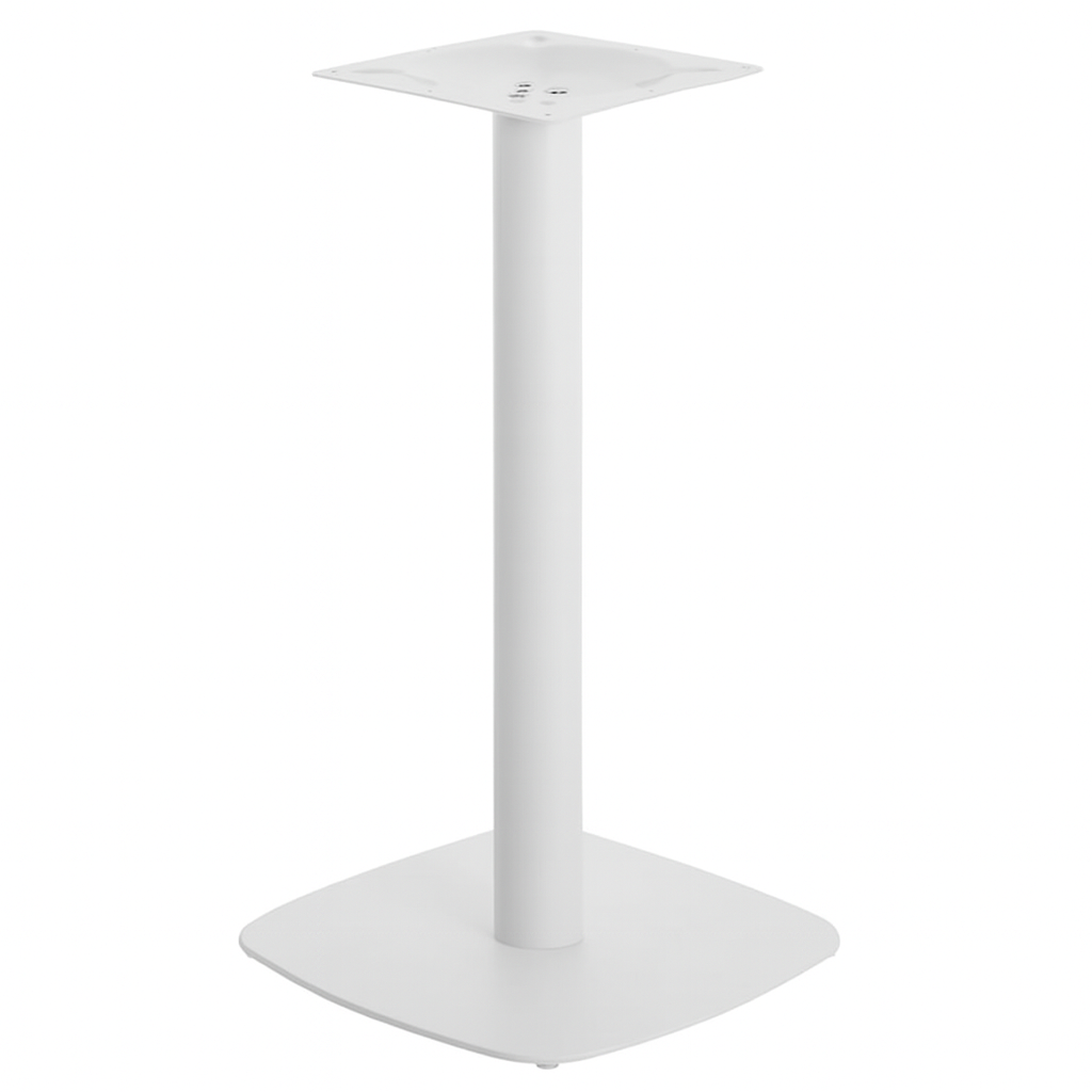 Base de mesa MAUTES 72, branca, base de 45 x 45 cms, altura 72 cms