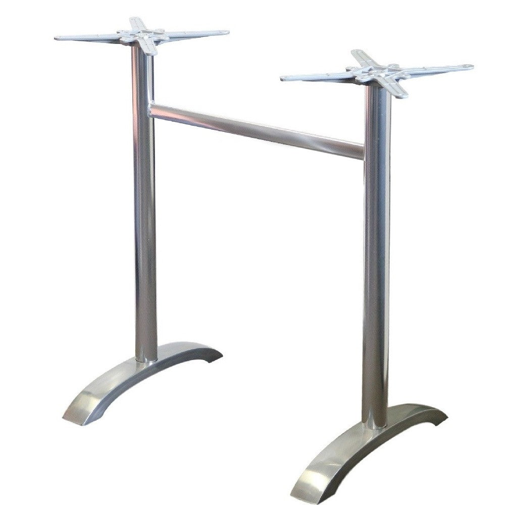 Base de mesa MILAN 108RT, alta, retangular, alumínio