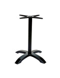 Base de mesa MILAN NE72, 4 braços, alumínio, preta