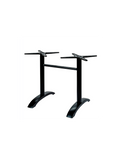 Base de mesa MILAN NERT, retangular, alumínio, preta