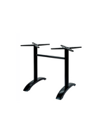Base de mesa MILAN NERT, retangular, alumínio, preta