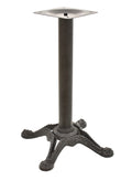 Base de mesa RODANO-4NE, ferro fundido, preto, base de 58 x 58 cms, altura 75 cms