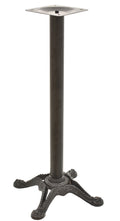 Base de mesa RODANO, alta, ferro fundido, preta, base de 58 x 58 cms, altura 115 cms
