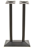 Base de mesa SOHO, alta, retangular, preto, base de 70 x 40 cms, altura 110 cms