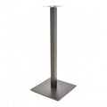 Base de mesa TROCADERO, alta, tubo quadrado, preto, base de aço de 8mm. 45 x 45 cms, altura 110 cms