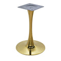 Base de mesa TULIP (TO), acabamento dourado, base de 50 cms de diâmetro, altura 70 cms