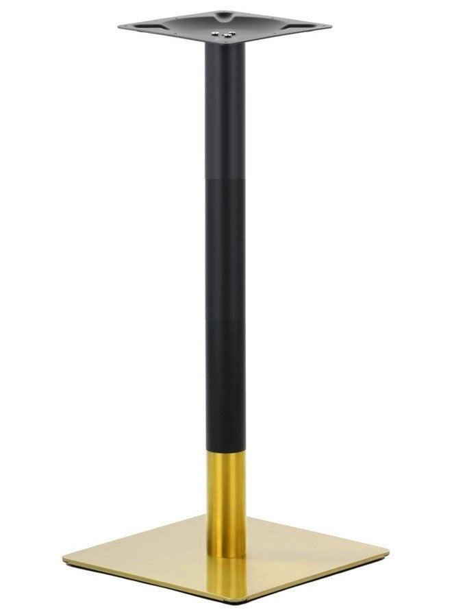 Base de mesa VERSALLES NEW 110 CUDO, dourada e preta, 45 x 45 cms., altura 110 cms