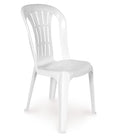 Cadeira CANARIAS, monoblock, empilhável, branco