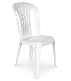 Cadeira CANARIAS, monoblock, empilhável, branco