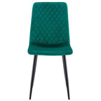 Cadeira LUCIA NEW, metal, tecido veludo verde escuro