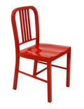 Cadeira NAO, aço, vermelho