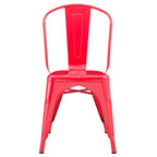 Cadeira TOL EK LIMITED, aço, vermelho