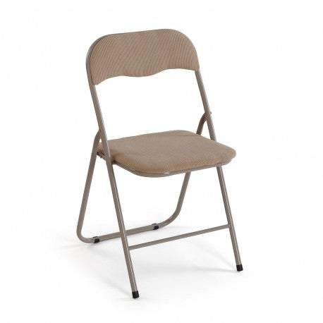 CADEIRA DOBRÁVEL LIRA CORDUROY BEGE RJVE-22930001