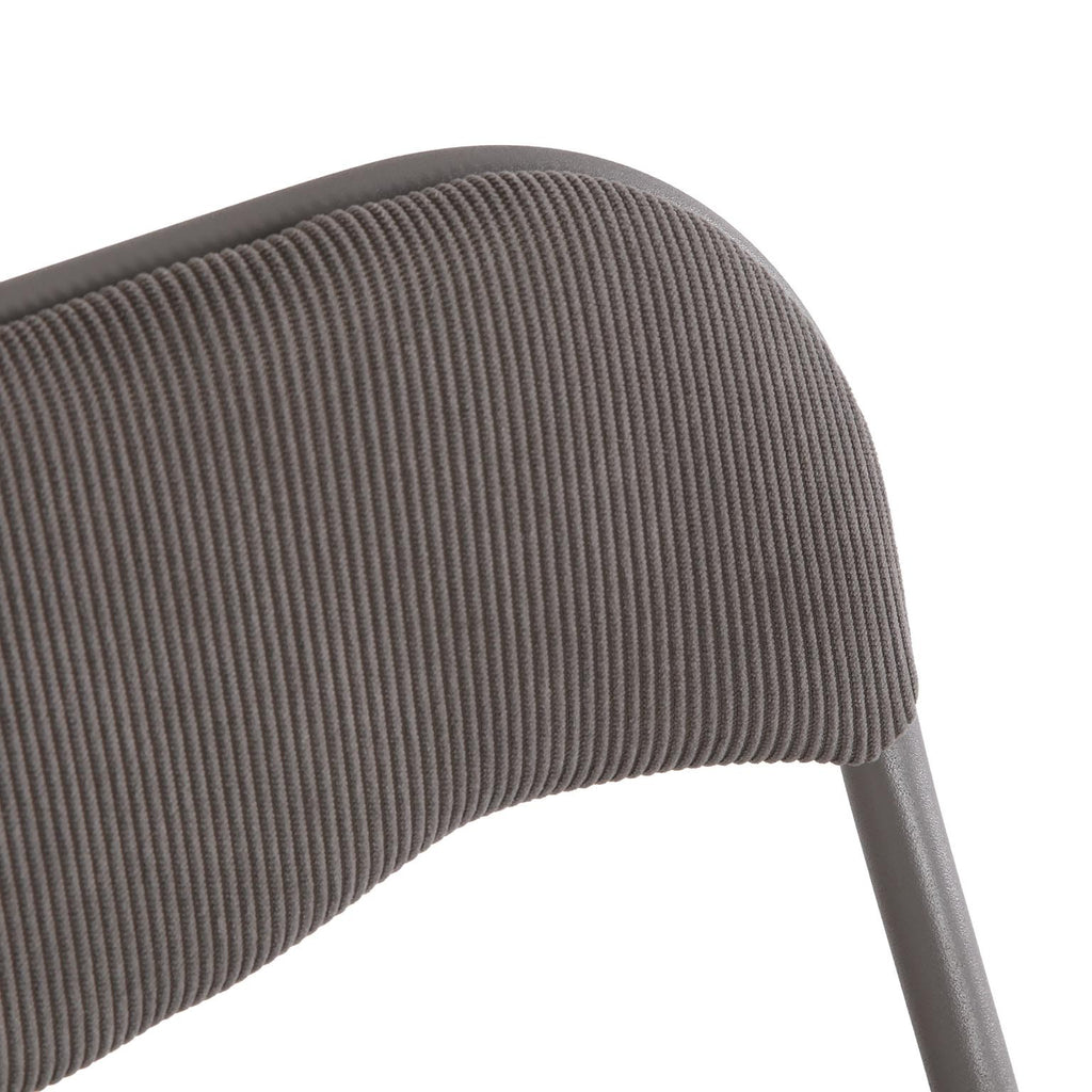 CADEIRA DOBRÁVEL LIRA CORDUROY CINZA ESCURO RJVE-22930004