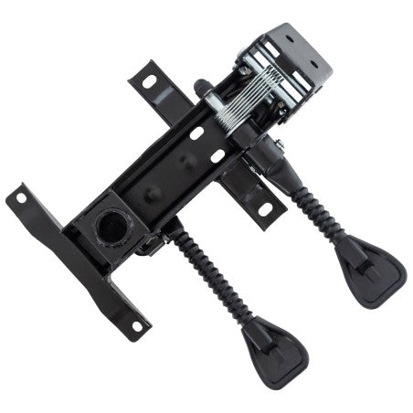 Cadeirão de escritório DURBUY, alto, ergonômico, preto, rede e assento preto