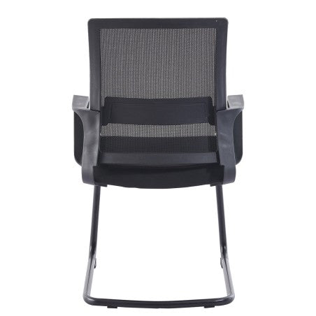 Cadeirão de escritório SURICE, visitante, rede preta