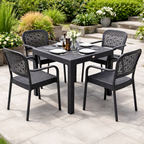 Cadeirão LATOJA, empilhável, polipropileno branco