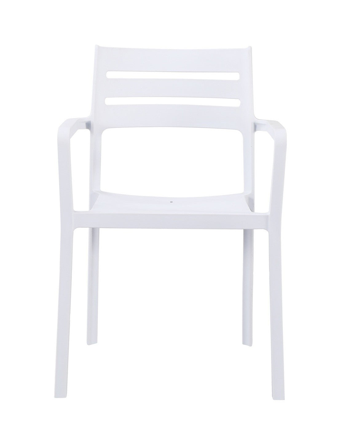 Cadeirão MADEIRA, empilhável, polipropileno branco