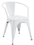 Cadeirão TOL EK LIMITED, aço, branco