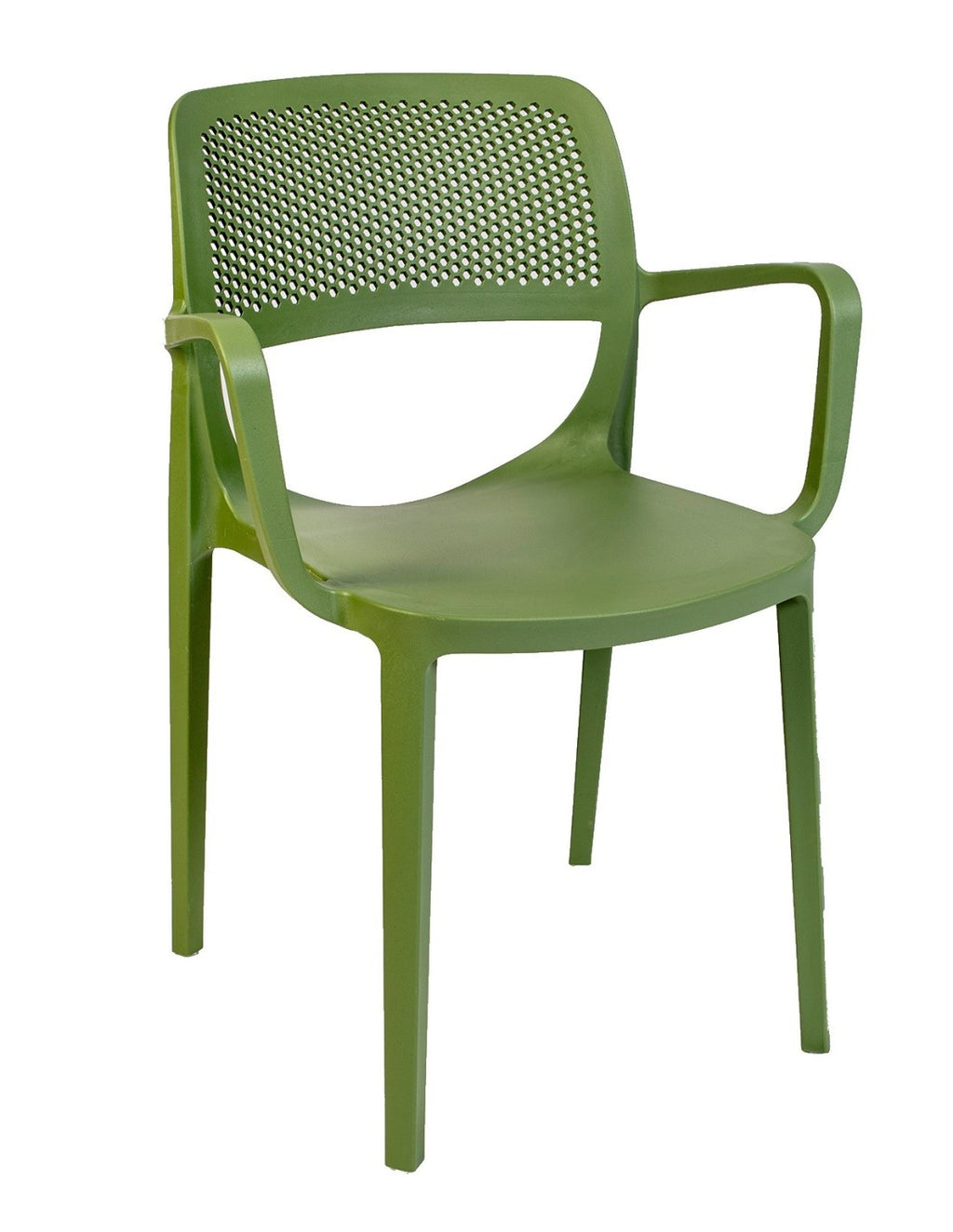 Banco de bar VERDI, polipropileno verde