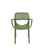 Banco de bar VERDI, polipropileno verde
