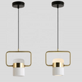 Candeeiro ANTARES, de teto, metal, branco