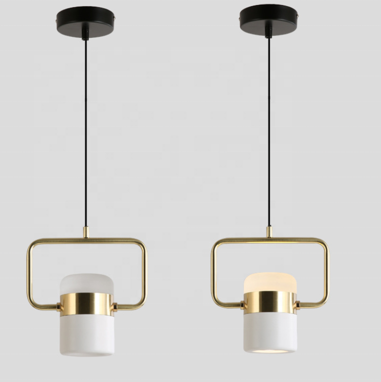 Candeeiro ANTARES, de teto, metal, branco