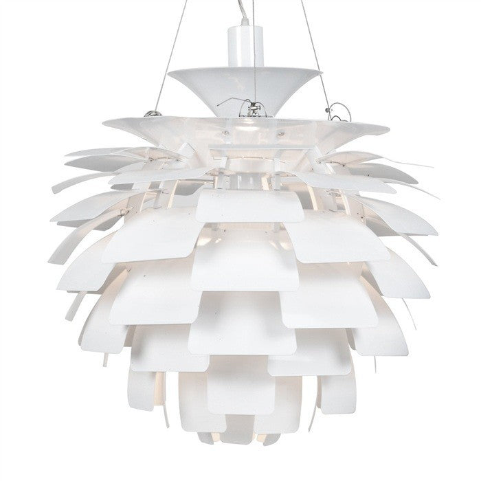 Candeeiro ARTIC, aluminio, branca, 70 cms