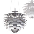 Candeeiro ARTIC, aluminio, prata, 60 cms.