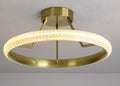 Candeeiro BERKA TRE60, de teto, alumínio, dourado, acrílico, led